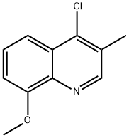 4-Chloro-8-methoxy-3-methylquinoline Struktur