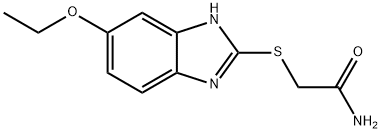 2-[(5-ethoxy-1H-benzimidazol-2-yl)sulfanyl]acetamide Struktur