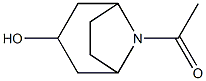 1-(3-hydroxy-8-azabicyclo[3.2.1]oct-8-yl)ethanone Struktur