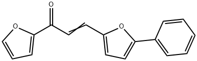 (E)-1-(furan-2-yl)-3-(5-phenylfuran-2-yl)prop-2-en-1-one Struktur