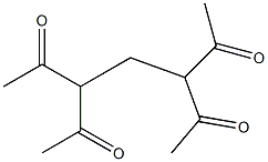 2,6-Heptanedione, 3,5-diacetyl- Struktur