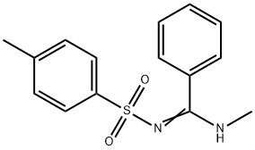 (E)-N-methyl-N-tosylbenzimidamide Struktur