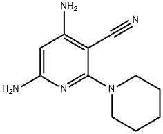 4,6-Diamino-2-piperidine-4-yl-nicotinonitrile Struktur