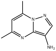 5,7-dimethylpyrazolo[1,5-a]pyrimidin-3-amine Struktur