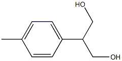 2-(4-methylphenyl)propane-1,3-diol Struktur