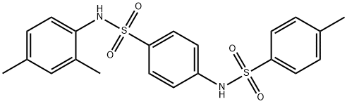 N-(4-{[(2,4-dimethylphenyl)amino]sulfonyl}phenyl)-4-methylbenzenesulfonamide Struktur