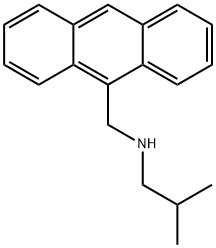 [(anthracen-9-yl)methyl](2-methylpropyl)amine Struktur