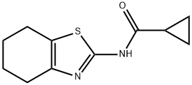 N-(4,5,6,7-tetrahydrobenzo[d]thiazol-2-yl)cyclopropanecarboxamide Struktur