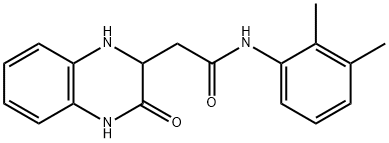 N-(2,3-dimethylphenyl)-2-(3-oxo-1,2,3,4-tetrahydroquinoxalin-2-yl)acetamide Struktur