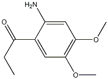 1-Propanone, 1-(2-amino-4,5-dimethoxyphenyl)- Struktur