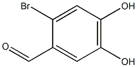 Benzaldehyde, 2-bromo-4,5-dihydroxy- Struktur