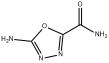 5-Amino-[1,3,4]oxadiazole-2-carboxylic acid amide Struktur