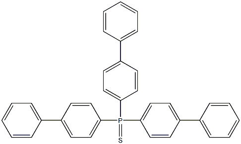 Phosphine sulfide, tris([1,1'-biphenyl]-4-yl)- Struktur