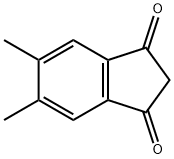 5,6-dimethylindan-1,3-dione Struktur