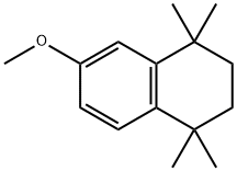 6-methoxy-1,1,4,4-tetramethyl-1,2,3,4-tetrahydronaphthalene Struktur