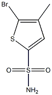 5-bromo-4-methylthiophene-2-sulfonamide Struktur