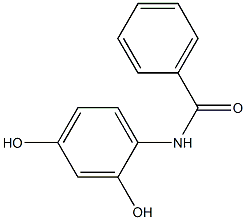 Benzamide,N-(2,4-dihydroxyphenyl)- Struktur