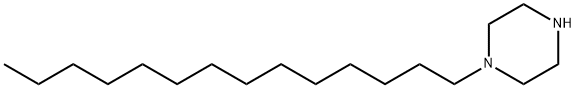 1-tetradecylpiperazine Struktur