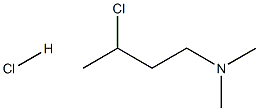 3-Chloro-N,N-dimethyl-butylamine Hydrochloride Struktur