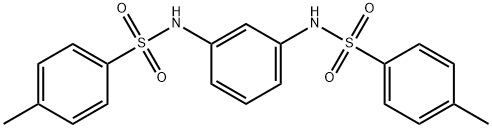 4-methyl-N-[3-[(4-methylphenyl)sulfonylamino]phenyl]benzenesulfonamide Struktur