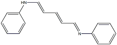 N-(5-phenyliminopenta-1,3-dienyl)aniline Struktur