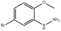 (5-bromo-2-methoxyphenyl)hydrazine Struktur