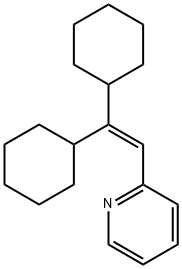 2-(2,2-Dicyclohexylvinyl)pyridine Struktur