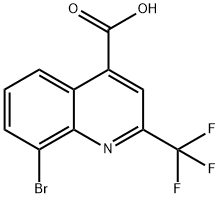 (trifluoromethyl)-4-quinolinecarboxylic acid Struktur