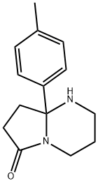 8a-(4-methylphenyl)-octahydropyrrolo[1,2-a]pyrimidin-6-one Struktur