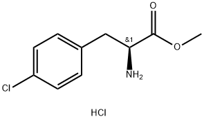 L-Phenylalanine, 4-chloro-, methyl ester, hydrochloride Struktur