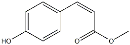 methyl (Z)-3-(4-hydroxyphenyl)prop-2-enoate Struktur