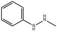 Hydrazine, 1-methyl-2-phenyl- Struktur