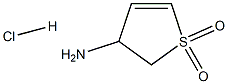 3-amino-2,3-dihydrothiophene 1,1-dioxide hydrochloride Struktur