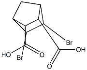 Bicyclo[2.2.1]heptane-2,3-dicarboxylicacid, 5,6-dibromo- Struktur