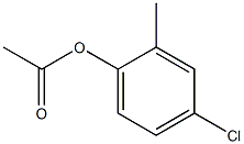 o-Cresol, 4-chloro-, acetate Struktur