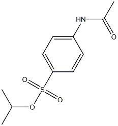 Benzenesulfonic acid,4-(acetylamino)-, 1-methylethyl ester Struktur