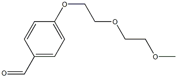 Benzaldehyde, 4-[2-(2-methoxyethoxy)ethoxy]- Struktur