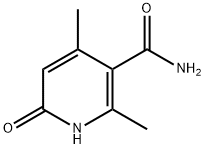 2,4-dimethyl-6-oxo-1H-pyridine-3-carboxamide Struktur