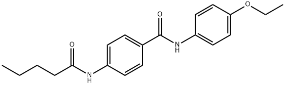 N-(4-ethoxyphenyl)-4-(pentanoylamino)benzamide Structure