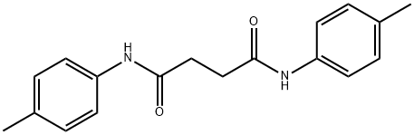 N,N'-bis(4-methylphenyl)succinamide Struktur