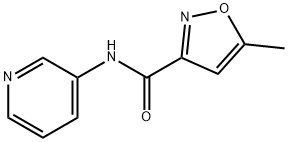 5-methyl-N-(pyridin-3-yl)isoxazole-3-carboxamide Struktur