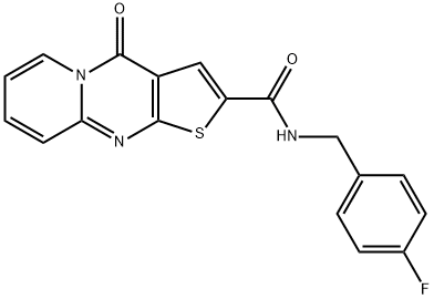 N-(4-fluorobenzyl)-4-oxo-4H-pyrido[1,2-a]thieno[2,3-d]pyrimidine-2-carboxamide Struktur