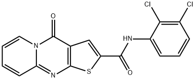 N-(2,3-dichlorophenyl)-4-oxo-4H-pyrido[1,2-a]thieno[2,3-d]pyrimidine-2-carboxamide Struktur