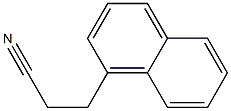 1-Naphthalenepropanenitrile Struktur