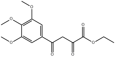 ethyl 2,4-dioxo-4-(3,4,5-trimethoxyphenyl)butanoate Struktur