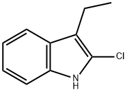 2-Chloro-3-ethyl-1H-indole Struktur