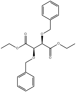 Diethyl 2,3-Bis(benzyloxy) Tartrate Struktur