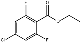 ETHYL 4-CHLORO-2,6-DIFLUOROBENZOATE Struktur