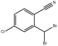 4-Chloro-2-dibromomethyl-benzonitrile Struktur