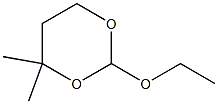 1,3-Dioxane, 2-ethoxy-4,4-dimethyl- Struktur